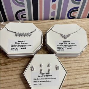 RBP7431, RBP7432, RBP74340 Cubic Zirconia Jewelry Set